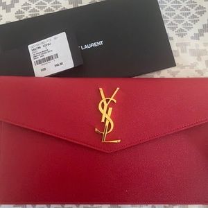 YSL clutch, brand new never used.